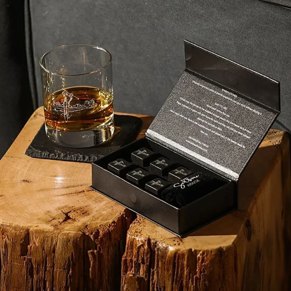 Scottish SELBRAE HOUSE 6 Stag Whisky Stones NIB